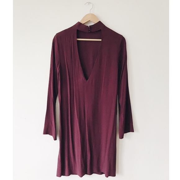 & Other Stories | Deep-V Open Back Dress - Picture 2 of 2